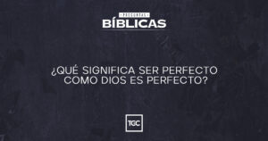 Que Significa La Palabra Perfecto En La Biblia