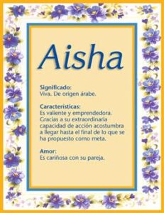 Que Significa Aisha En La Biblia