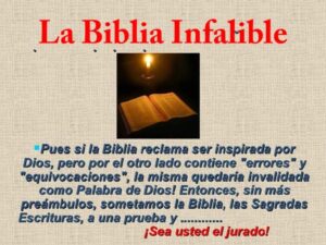 Que Significa La Palabra Infalible En La Biblia