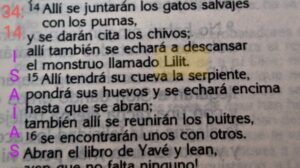 Quien Es Lilith En La Biblia Versiculos